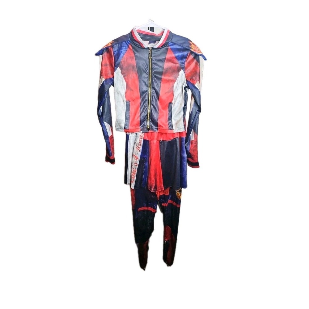 Disney Descendants Evie Deluxe Halloween Costume Jumpsuit‎ 12-14 Large